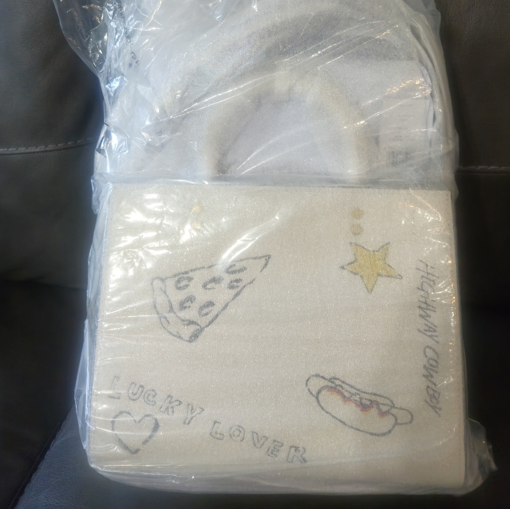 Coach Rogue 25 NYC Sketch Print Leather Satchel Crossbody Bag Chalk White - Picture 9 of 16